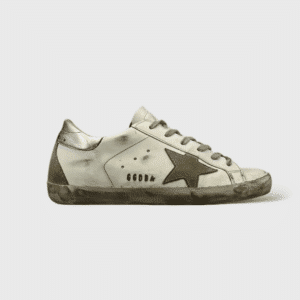 0000000558 Golden Goose Super Star Blanc/Argent/Beige 37