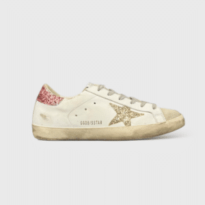 0000000859 Golden Goose Super Star Blanc/Or/Rose/Paillette 39